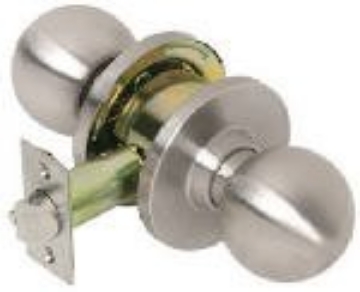 Picture of Tell Manufacturing CL100003 Tell Cortland Satin Chrome Stainless Steel Passage Lockset ANSI Grade 2 1-3/4 in. (EA)