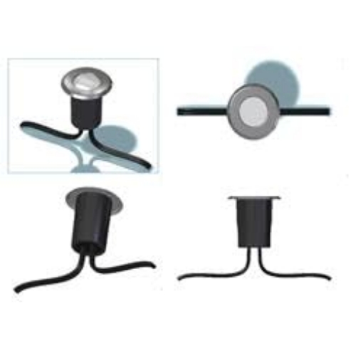 Picture of Living Accents A-DL-6 Living Accents 3905973 1.8 watt Plug in LED Deck Light - Pack of 6 (EA)