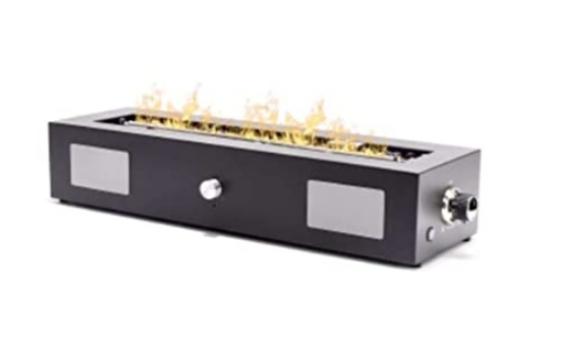 Picture of TK PRODUCTS INC TK-1028-CSC UKIAH Cascade 28" Tabletop Gas Fire Pit with Sound System, Black (TK-1028-CSC) (EA)