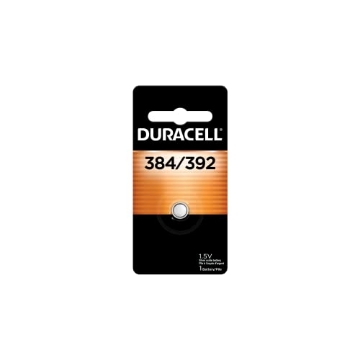 Picture of DURACELL(R) D384/392PK Duracell 384/392 Silver Oxide Button Battery, 1 Count Pack, 384/392 1.5 Volt Battery, Long-Lasting for Watches, Medical Devices, Calculators, and More (EA)