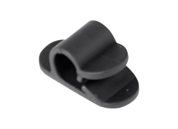 Picture of GARDNER BENDER GCC-001 Gardner Bender GCC-001 Cord Clip, 1 Hole, 3 Pk, Black, 3 Piece (EA)