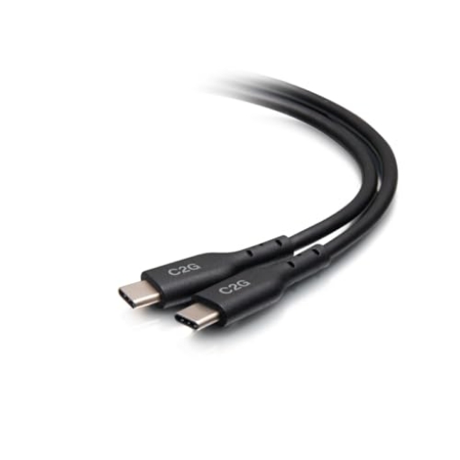 Picture of C2G C2G28880 C2G 3.7M (12ft) USB-C® Male to USB-C Male Charging and Data Transfer Cable (20V 5A) - USB 2.0 (480Mbps) (EA)