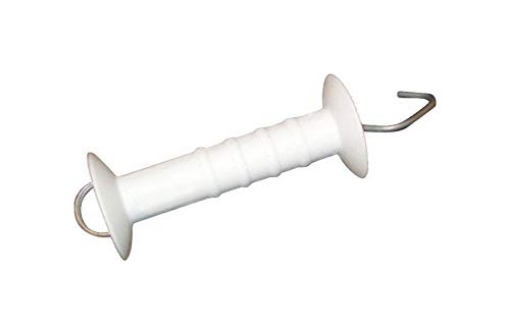Picture of GALLAGHER G691104 Gallagher White Electric Fence Gate Handle | 20 Pack | Safe and Reliable Gate Solution for Electric Fencing (PK-20-EA)