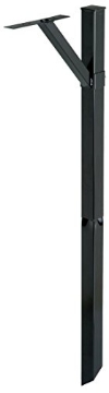 Picture of GIBRALTAR MAILBOXES SDPK00AM Gibraltar Mailboxes 34 in. H x 5-1/2 in. W x 20-9/32 in. D Powder Coated Black Steel Mailbox Post Kit (EA)