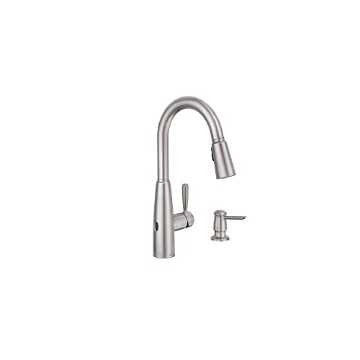 Picture of Moen 87696EWSRS Moen Sperry with MotionSense Wave One-Handle Pull-Down Touchless Spot Resist Stainless Kitchen Faucet (EA)