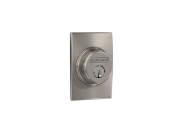 Picture of Ingersoll Rand B60NGCEN619 SCHLAGE Century Satin Nickel Metal Deadbolt (EA)