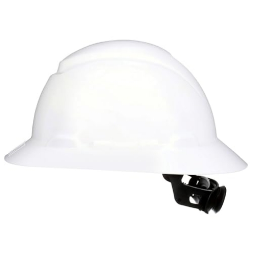 Picture of 3M CHH-FB-R-W6-SL 3M SecureFit Full Brim Hard Hat, with Ratchet Adjustment, White, 6/Case (EA)