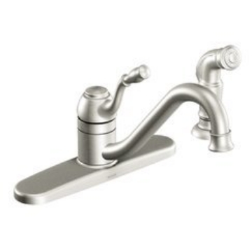Picture of Moen CA87009SRS Moen CA87009SRS Kitchen Faucet with Side Spray from The Lindley Collection, Spot Resist Stainless (EA)