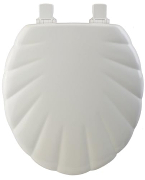Picture of MAYFAIR BY BEMIS 22ECA 000 Bemis Mfg Designer Sculptured Round Shell Wood Toilet Seat (EA)