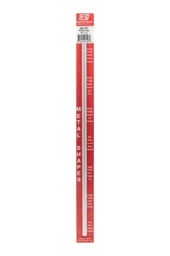 Picture of K&S 8107 K&S Precision Metals Round Aluminum Tube 8107 – 9/32" OD x 0.014" Wall x 12" Long – DIY Crafts, Model Building, Home Projects, Made in USA, 1 Tube (EA)