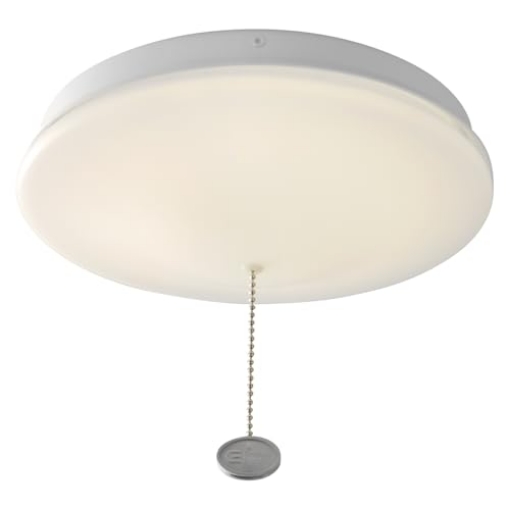 Picture of ETI SOLID STATE LIGHTING INC 564221430 ETI SOLID STATE LIGHTING INC. 10 in. White Closet Light with Pull Chain LED Flush Mount Ceiling Light 900 Lumens 4000K Bright White (EA)