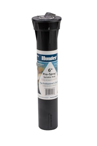 Picture of Hunter Fan Company PROS06 Hunter PROS-06 6" Pop Up Sprinkler Body, Heavy Duty Irrigation Replacement with Flush Cap, No Nozzle Included, Fits Standard Female Thread Nozzles, Body Only for Lawn & Garden Systems (EA)