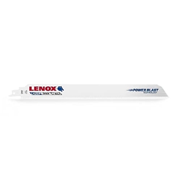 Picture of Lenox Tools 2018212110R LENOX Tools LAZER Metal Cutting Reciprocating Saw Blade, Bi-Metal, 12-inch, 10 TPI, 5/PK (EA)