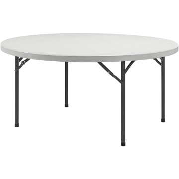 Picture of LLR LLR60326 Lorell Banquet Table, 60 by 60 by 29-1/2-Inch, Platinum (EA)