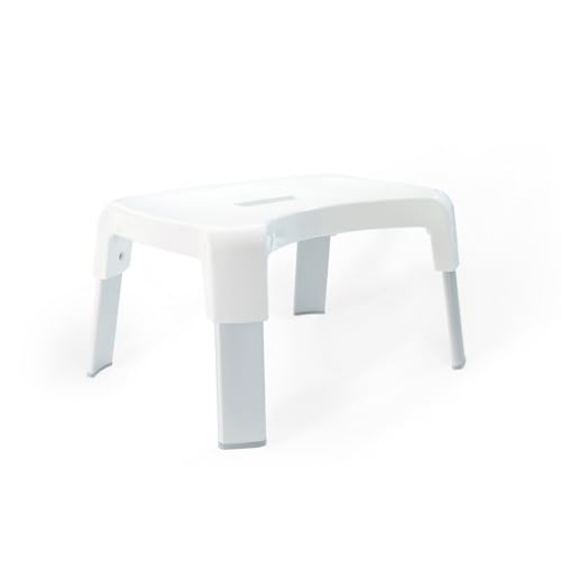Picture of BETTER LIVING 70094 Better Living Products Smart Multi-Purpose Bathroom/Shower Stool, White with Aluminum Legs (EA)
