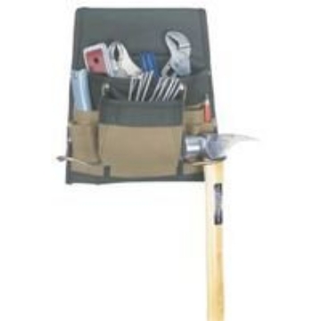 Picture of CLC 1823 CLC 3 in. W x 12.75 in. H Polyester Tool Bag 8 pocket Black/Tan 1 pc. (EA)