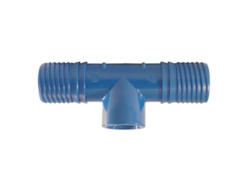 Picture of APOLLO INVESTMENT HOLDING ABTFT1112 Apollo Blue Twister 1 in. Insert x 1 in. Dia. Insert Acetal for Pressure Applications Tee (EA)