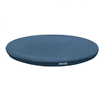 Picture of Intex Entertainment 28020E INTEX 28020E Pool Cover: For 8ft Round Easy Set Pools – Includes Rope Tie – Drain Holes – 12in Overhang – Snug Fit (EA)