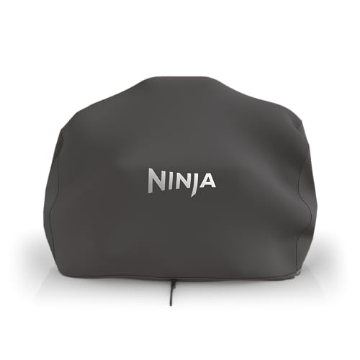 Picture of Ninja Star Games XSKCOVERXL Ninja XSKCOVERXL Woodfire Premium Grill Cover Pro, Compatible with OG800 and OG900 Series, UV & Water Resistant, Elastic Drawstring for Snug Fit, Lightweight, Year-Round Protection, 13'' x 24'', Black (EA)
