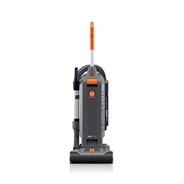 Picture of HOOVER INC CH54113 Hoover Commercial HushTone 13-Inch 2-Speed Upright Vacuum Cleaner with IntelliBelt, Quiet Bagged HEPA Filtered Professional Rated, 40-Foot Long Cord, CH54113, Gray/Orange (EA)
