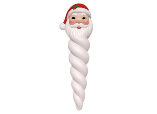 Picture of MR CHRISTMAS INC 12523AC Mr. Christmas 12523AC Hanging Decor LED Blow Mold Santa Icicle 12" (EA)