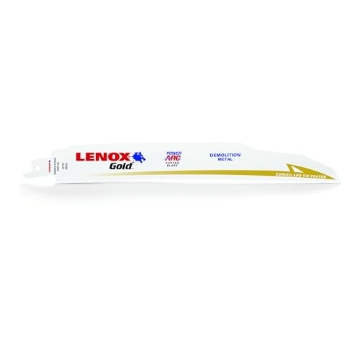 Picture of Lenox Tools 21089960GR Lenox Gold 9 in. Bi-Metal Reciprocating Saw Blade 10 TPI 5 pk (EA)