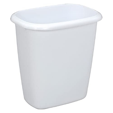 Picture of RUBBERMAID COMMERCIAL FG295800WHT Rubbermaid FG295800WHT Vanity Wastebasket, 14.4-Quart, White (CT-6-EA)