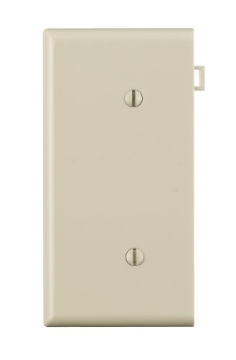 Picture of LEVITON MFG CO INC PSE14-00T Leviton 1-Gang Blank Sectional Wall Plate, PSE14-T, Light Almond (EA)