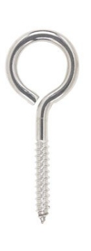 Picture of ACE TRADING - BH 10 02-3463-409 Hampton 3/8 in. x 4-1/2 in. L Stainless Steel Lag Thread Eyebolt (PK-5-EA)