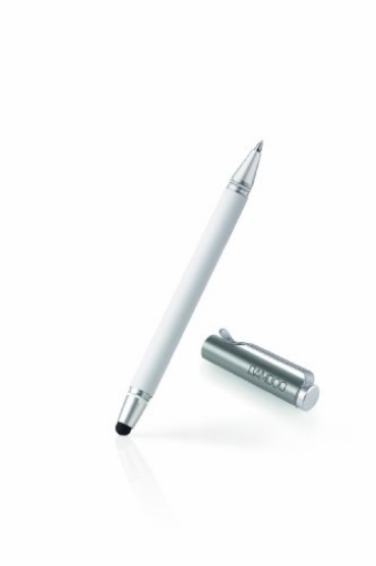 Picture of Wacom Tech Corp. CS150W Wacom Bamboo Duo 2-In-1 Stylus with Pen for Kindle, Apple iPad, iPhone, iPod touch, Android and other Capacitive Touch Surfaces (CS150W) (EA)