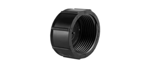 Picture of CHARLOTTE PIPE ABS001140600 Charlotte Pipe Schedule 40 1-1/2 in. Spigot x 1-1/2 in. Dia. FPT ABS Cap (EA)