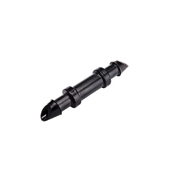 Picture of Rain Drip R312CT Raindrip R312CT Drip Irrigation Fittings Single Barbed Coupling Connectors, 1/4-Inch, 5 Per Bag, for Trees, Shrubs, Gardens, Black (EA)