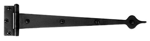 Picture of ACORN MFG AI5BP Acorn 10 in. L Black Iron Strap Hinge 1 pk (EA)