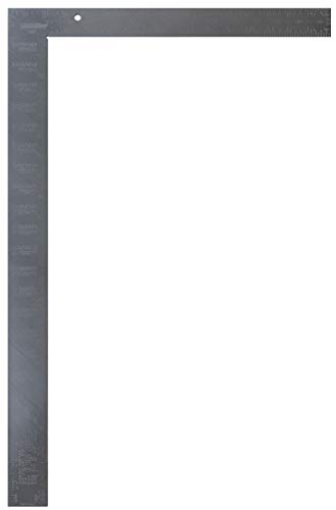 Picture of JOHNSON SC & SONS INC CS2 Johnson Level & Tool CS2 Steel Framing Square, 16" x 24", Silver, 1 Square (EA)