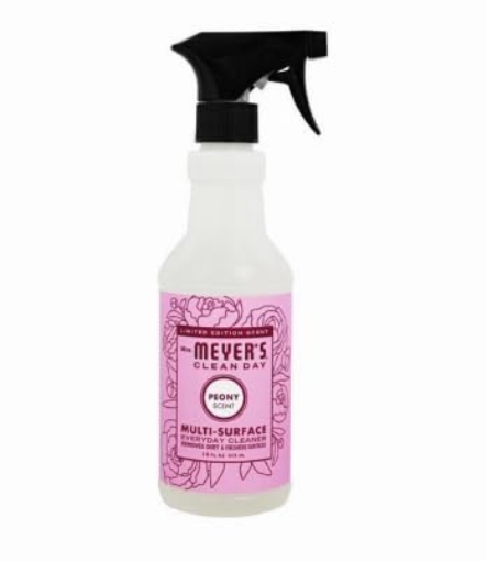 Picture of Mrs Meyers 70061 MRS. MEYER'S CLEAN DAY 70061 Multi Surface Everyday Cleaner, Peony Scent, 16 oz. - Quantity 6 (PK-6-EA)