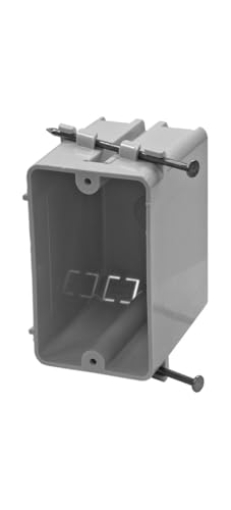 Picture of Cantex Industries EZ18SNWV Cantex EZ18SNWV 18 cu. in. Nm Single Gang with Nails (EA)