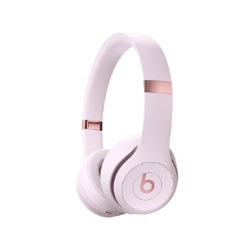 Picture of Beats MUW33LL/A Beats Solo 4 - Wireless On-Ear Bluetooth Headphones, Up to 50-Hour Battery Life, Ultra-Lightweight Comfort, Powerful and Balanced Sound, Apple & Android Compatible - Cloud Pink (EA)