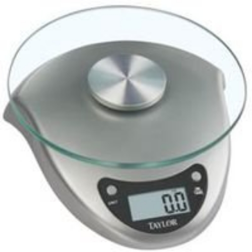 Picture of TAYLOR PRECISION PRODUCTS 3831S Taylor 3831S Silver Digital Kitchen Scale (EA)