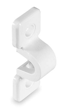 Picture of RUBBERMAID COMMERCIAL 3D30-LW-WHT Rubbermaid FG3D30LWWHT White C-Clamp 20 Count (EA)