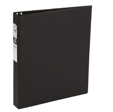 Picture of Avery Dennison 11718 Avery Economy 3 Ring Binder, 1" Round Rings, Color (Black, Pacific Blue) Will Vary, 1 Binder (11718) (EA)