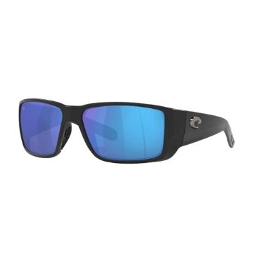 Picture of COSTA 06S907860907801 Costa Del Mar Sunglasses for Men - Blackfin PRO Mens Polarized Sunglasses - Fishing, Boating & Beach UV Protection - Size 60 - Matte Black/Blue Mirror 580G (EA)
