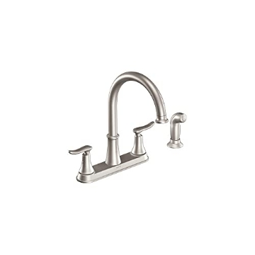 Picture of Moen CA87015SRS Moen, Spot Resist Stainless CA87015SRS High-Arc Kitchen Faucet with Side Spray from The Solidad Collection, 5 (EA)