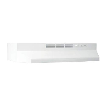 Picture of BROAN-NUTONE 413001 Broan-NuTone 413001 Non-Ducted Ductless Range Hood with Lights Exhaust Fan for Under Cabinet, 30-Inch, White (EA)