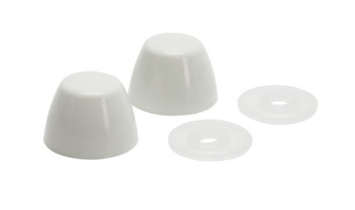 Picture of Fluidmaster 7115 Fluidmaster 7115 Replacement Toilet Bolt Caps In White (EA)