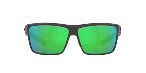 Picture of COSTA 06S901660901612 Costa Del Mar Mens Rinconcito Rectangular Sunglasses, Matte Grey/Green Mirrored Polarized-580P, 60 mm (EA)