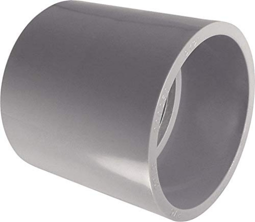 Picture of Cantex Industries 6141628C Cantex 6141628 Coupling, 2 in., PVC, 2-35/64 in. L (EA)