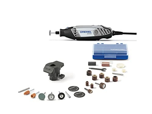 Picture of DREMEL(R) 3000-1/24 Dremel 3000-1/24 Variable Speed Rotary Tool Kit - 1 Attachment & 24 Accessories - Ideal for Cutting, Sanding, Grinding, Polishing, Drilling, Engraving, Crafts, and DIY (EA)