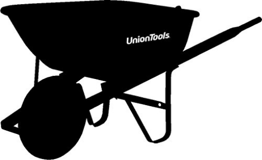 Picture of True Color Toner 7673163-HANDLES The Ames Companies, Inc S6U25 Union Tools Steel Wheelbarrow, 6-Cubic Foot (EA)