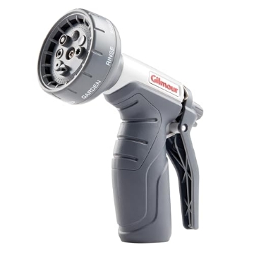 Picture of Gilmour 821012-1001 Gilmour Light Duty Garden Hose Nozzle with 8 Pre-Set Spray Patterns, Water Hose Nozzle for Watering Garden or Lawn (EA)