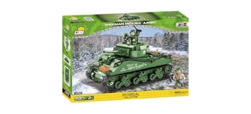 Picture of COBI TOYS LLC COBI-2550 COBI 720 Pcs Historical Collection WWII /2550/ Sherman M4A3E2 (EA)